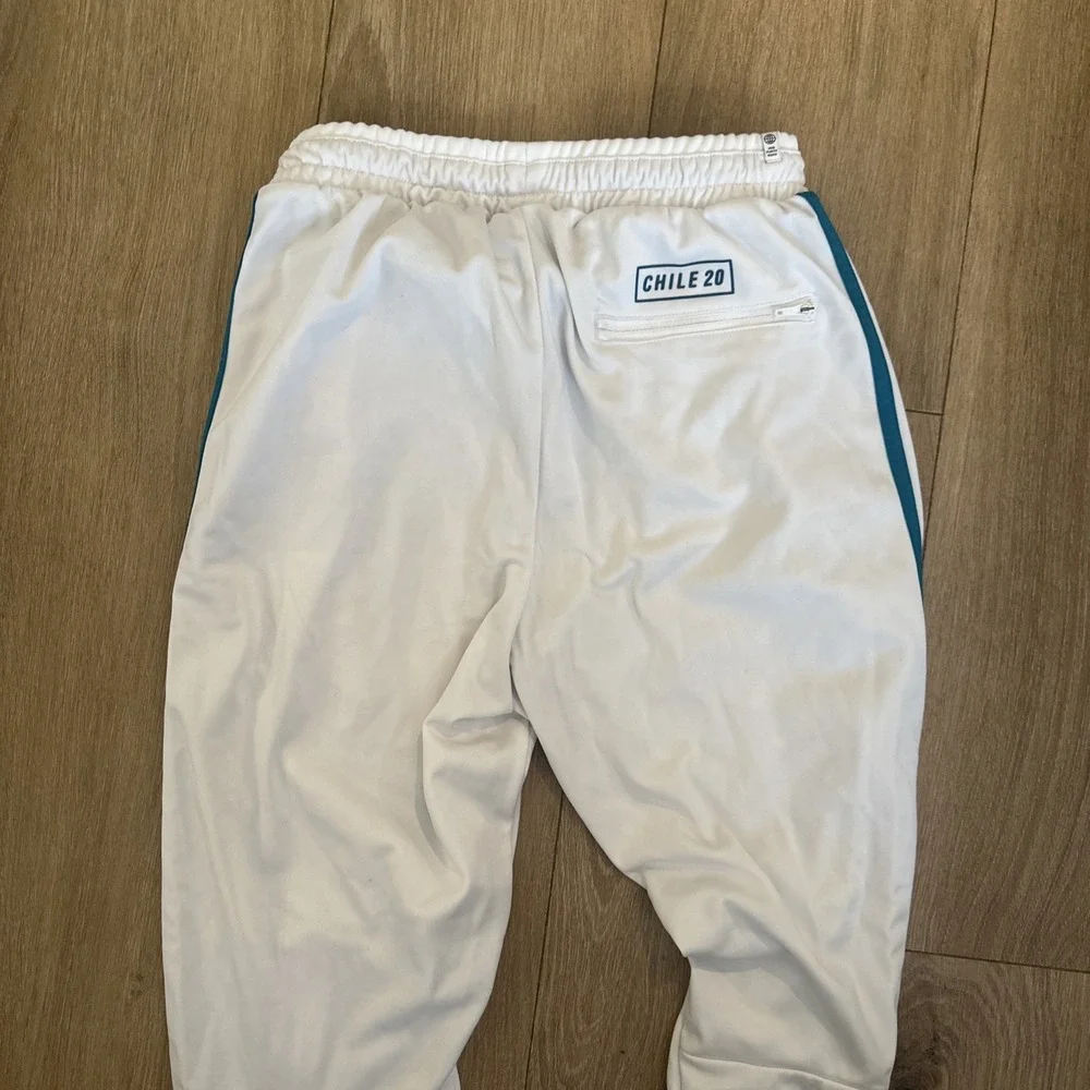 Mens Adidas Originals Chile 20 Tredoil Track Pants Jogger White Men Small* - Picture 5 of 11